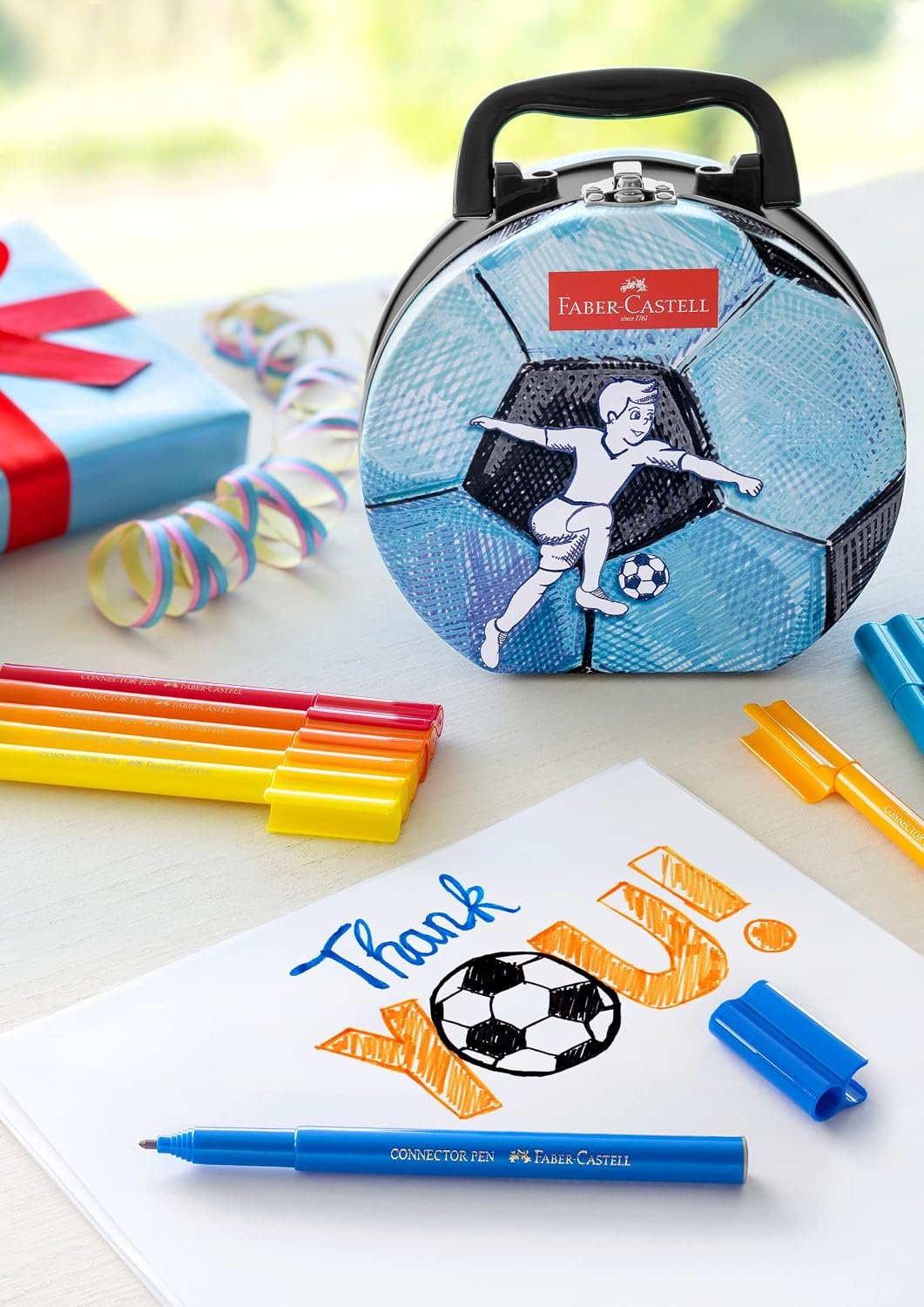 Rotuladores en estuche balón